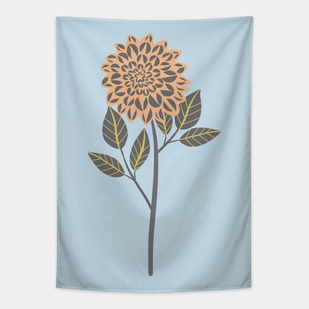 Dahlia Tapestry by Rebelform