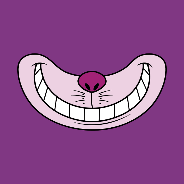 Cheshire cat face mask by walterorlandi