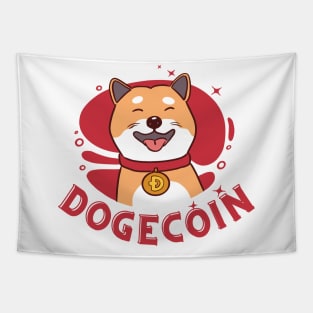 dogecoin shirt Tapestry