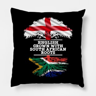 English Grown With South African Roots - Gift for South African With Roots From South Africa Pillow