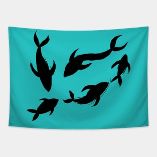 Fish swimming Tapestry