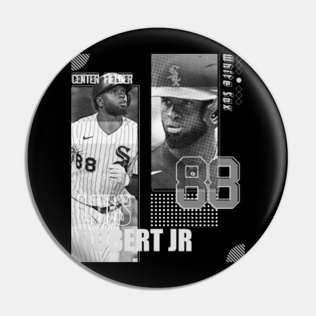 Luis Robert Jr baseball Paper Poster White Sox 7 - Luis Robert Jr - Pin