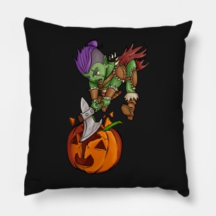 Halloween Orc Pillow