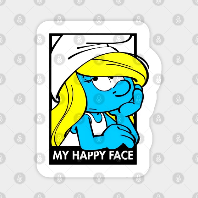 smurfette Magnet by youne street