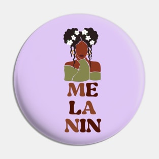 Melanin Black African Girl Woman 4 Pin