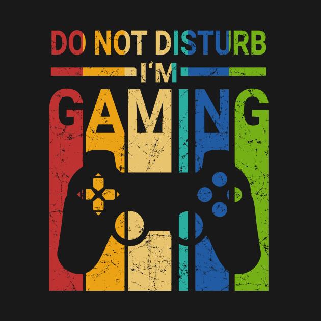 Don't Disturb I'm Gaming Gamer Gift by funkyteesfunny