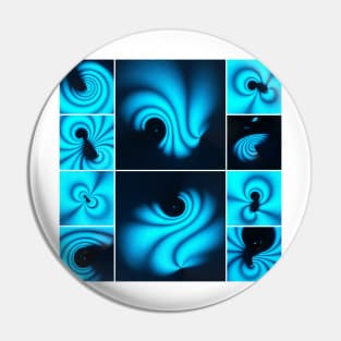 VORTEX - SHADES of BLUE Pin