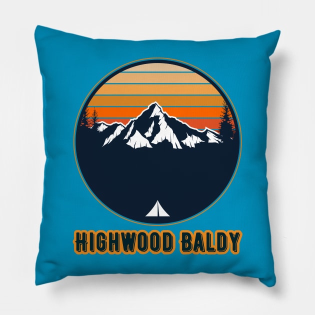 Highwood Baldy Pillow by Canada Cities