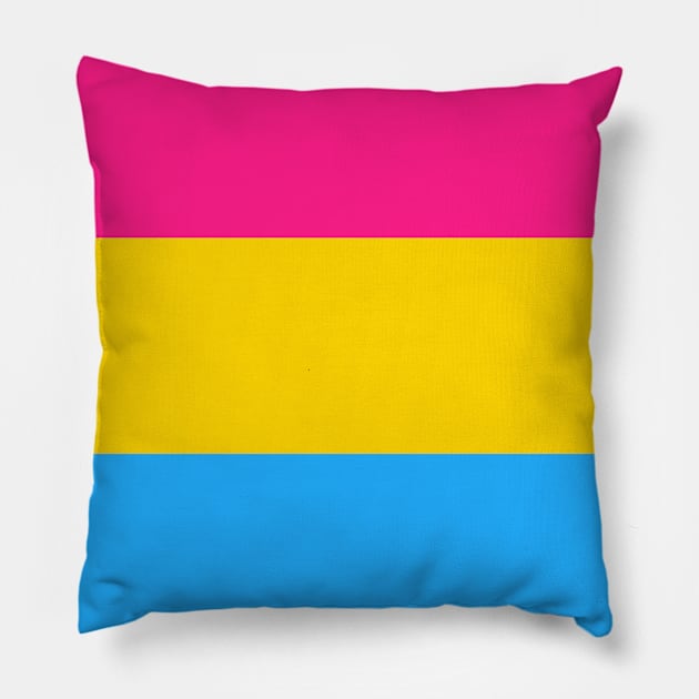 Pansexual flag colors Pillow by InspireMe
