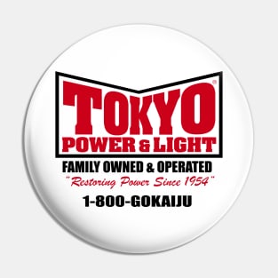 TOKYO POWER & LIGHT PARODY Pin