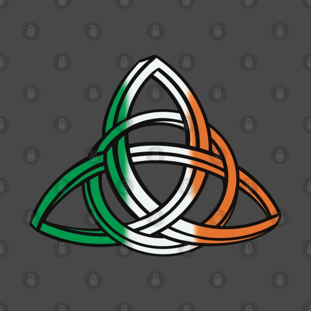 Irish Flag Celtic Knot by Twisted Teeze 