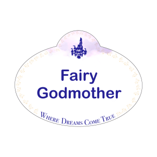 WDW Name Tag- Fairy Godmother T-Shirt