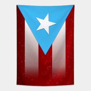 Starry Puerto Rico Flag Tapestry