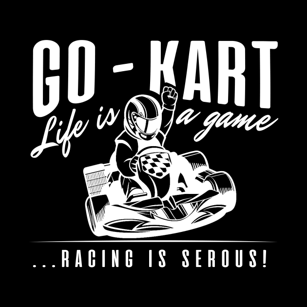 'Vintage Go Kart Racing' Awesome Car Gift by ourwackyhome