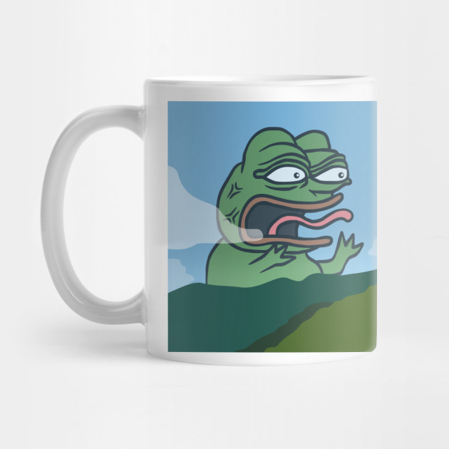 Screaming Mountain Song Rare Pepe Meme Pepe The Frog Mug