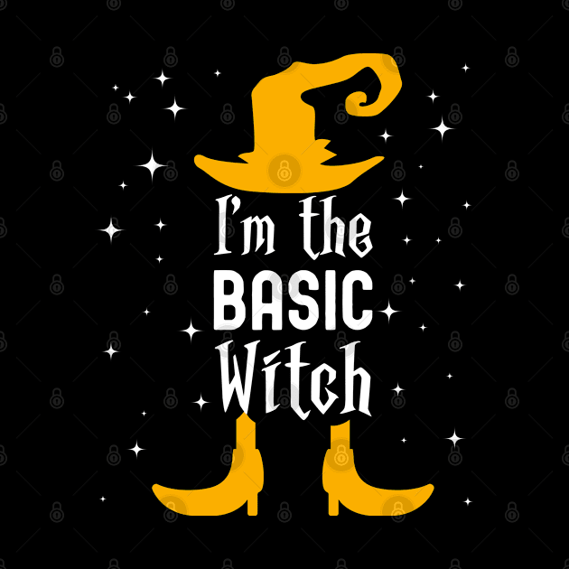 I'm The Basic Witch Matching Halloween Family Group Costume by VDK Merch