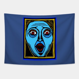 Fright Face Tapestry