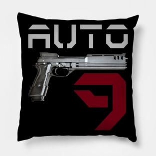 Handgun Auto 9 Pillow