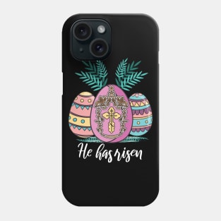 Orthodox Jesus Easter Egg Cross Greek Lent Scripture Phone Case