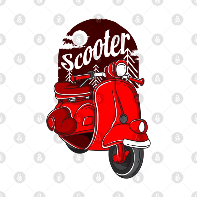 Red Scooter by Sweet Scooter