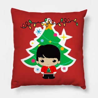 Cute chibi Yuki Christmas version Pillow