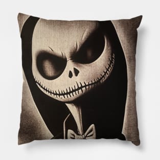 Jack Formally Casual Skellington Pillow