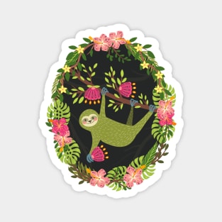 Green sloth Magnet