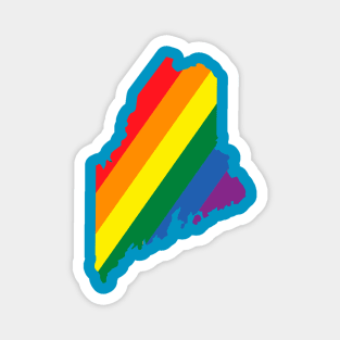 Maine state LGBT Pride Magnet