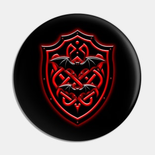 GOTHIC CELTIC SHIELD 4 Pin