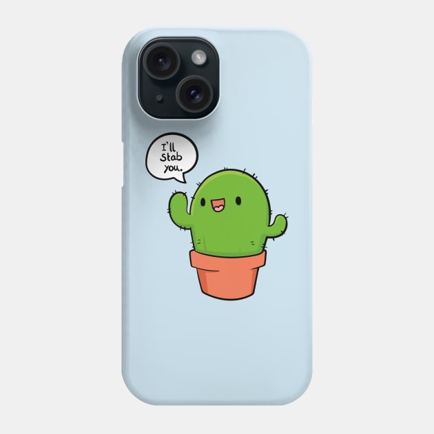 STAB YOU Phone Case by HollieBallardArtist