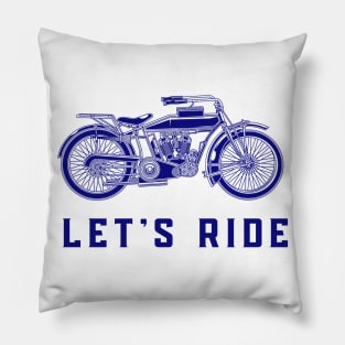 Let's Ride Pillow