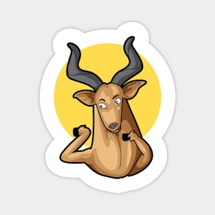 Dancing Kudu Art Magnet