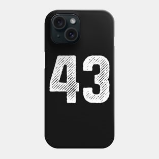 Rough Number 43 Phone Case