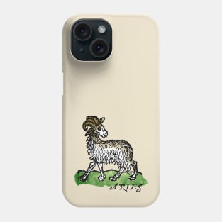 Aries - Medieval Astrology: Phone Case