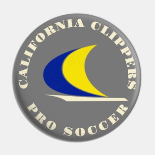 Defunct California Clippers NPSL Soccer 1967 Pin