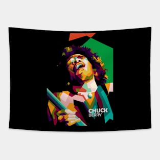 chuck berry wpap pop art Tapestry