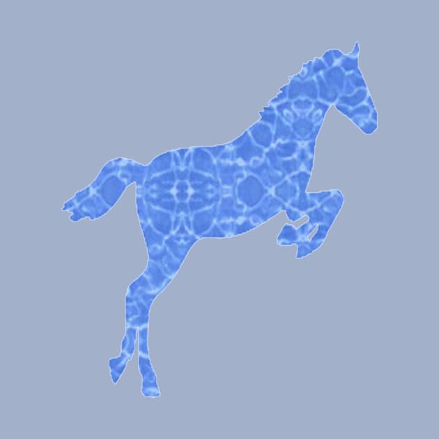 Blue Horse by abloomdesigns