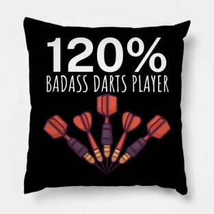 120 Badass Darts Player Pillow