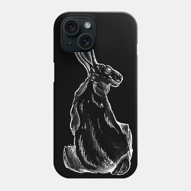 Hare 2 Phone Case by GnauArt