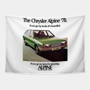 TALBOT ALPINE - 1970s advert Tapestry