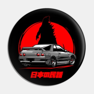 Nissan Skyline GTR 32 Japan Folklore Pin