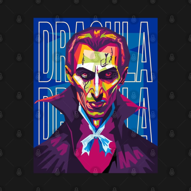 dracula vampire wpap by cool pop art house