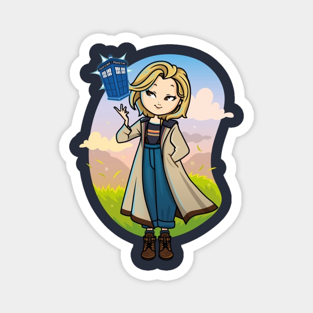 13th Doctor Magnet by vivaiolet