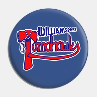 Defunct Williamsport Tomahawks Baseball Team Pin