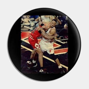 Dennis Rodman Basketball Legend Pin