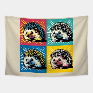 Pop Hedgehog Art - Cute Hedgehogs Tapestry