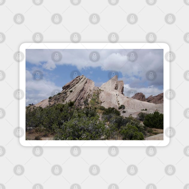 Vasquez Rocks Natural Area Park, California Magnet by nancy.hajjar@yahoo.com