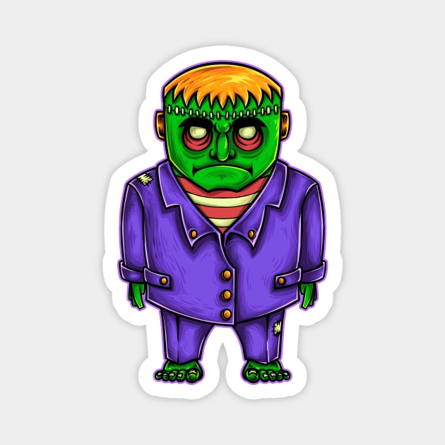 ZOMBIE HALLOWEEN APOCALYPSE Magnet by ReignGFX