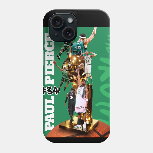 Paul Pierce Moments Collection Color Phone Case by CELTICFAN34