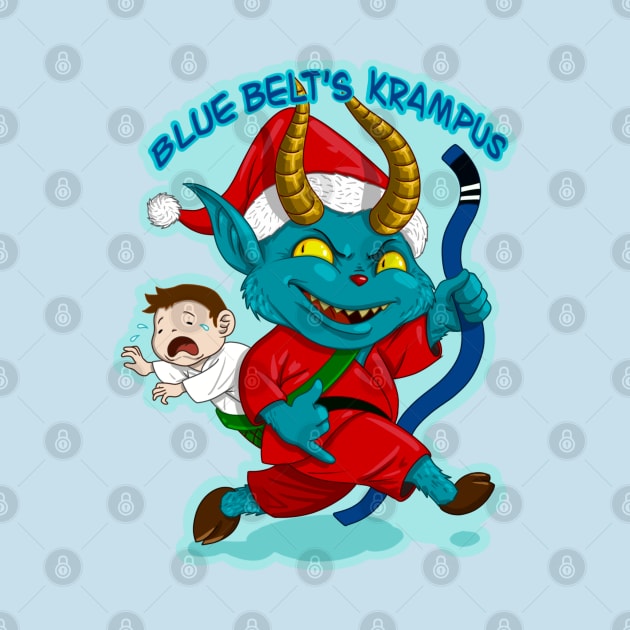 Blue belt Krampus - Jiu jitsu meme by undersideland